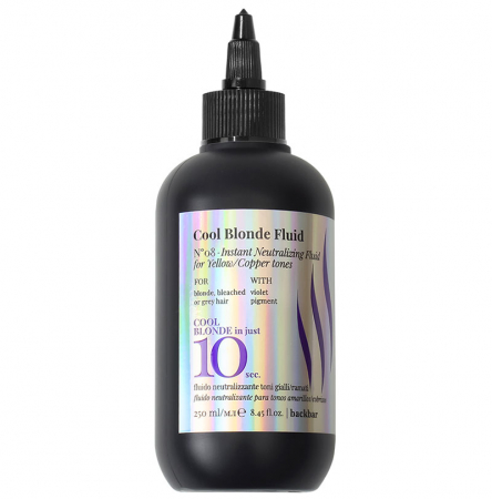 TRATAMENTE SI SERUM - Neutralizator instant pentru tonuri galben/aramii Farmavita Back Bar Cool Blonde Fluid Nr.8, 250 ml