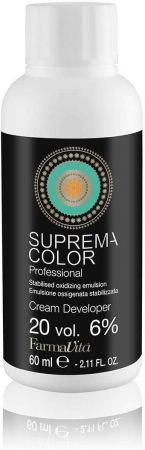 OXIDANTI DECOLORANTI SI PRODUSE TEHNICE - Oxidant crema Farmavita  Suprema Color Cream Developer 20 Vol, 60 ml