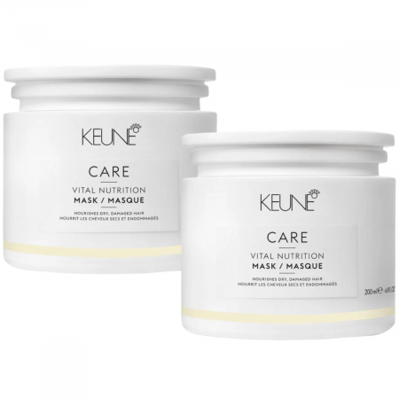 MASTI - Pachet DUO Masca hidratanta pentru par profund degradat Keune Care Vital Nutrition, 200 ml