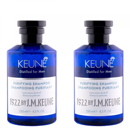 SAMPOANE - Pachet DUO Sampon barbati anti-matreata Keune 1922 Purifying Shampoo, 250 ml
