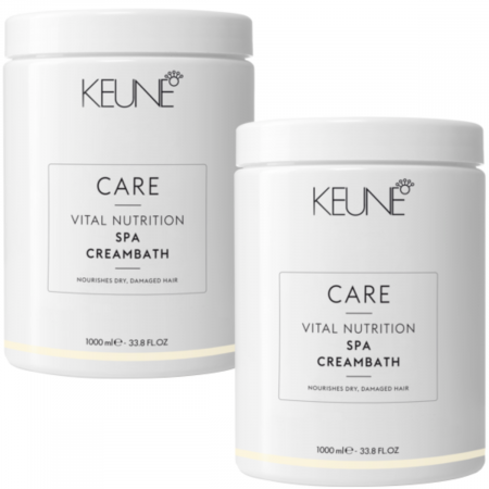 PACHETE CADOU SI SETURI - Pachet DUO Tratament pentru par degradat Keune Care Vital Nutrition SPA/Creambath, 1000 ml