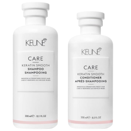 Pachet ingrijire completa pentru par rebel si degradat Keune Care Keratin Smooth [0]