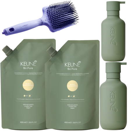Pachet special Keune So Pure Restore, Dispenser x 2 + Sampon + Balsam [0]