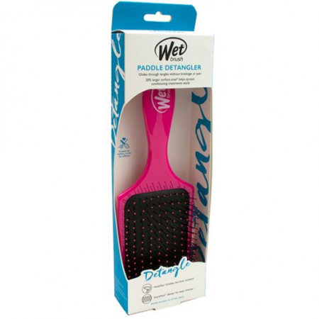 Perie de par Wet Brush Paddle Detangler pentru descurcare, Roz [2]