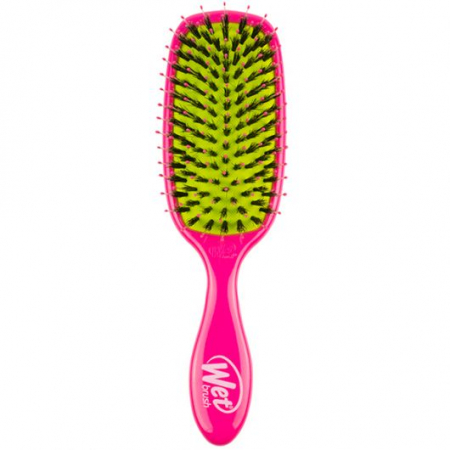 ACCESORII - Perie de par Wet Brush Shine Enhancer pentru stralucire, Roz