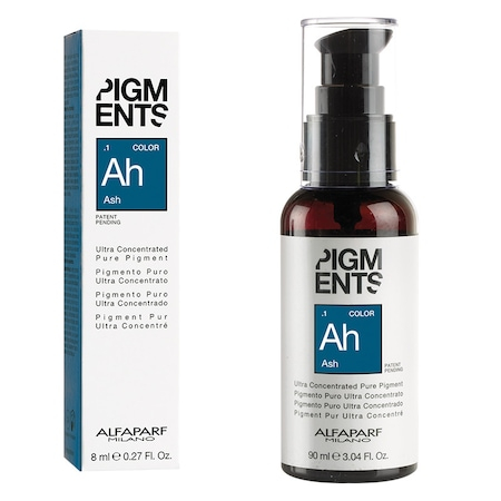 OXIDANTI DECOLORANTI SI PRODUSE TEHNICE - Pigment de par ultraconcentrat Cenusiu Alfaparf Pigments ASH .1 AH, 90ml