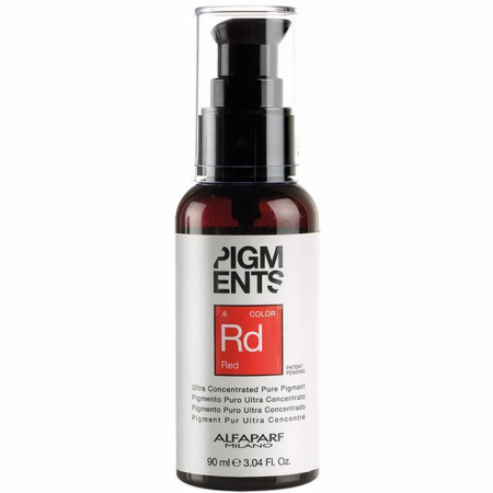OXIDANTI DECOLORANTI SI PRODUSE TEHNICE - Pigment de par ultraconcentrat Rosu Alfaparf Pigments Red .6, 90ml