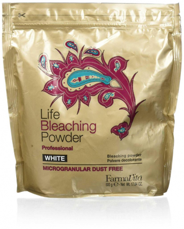 OXIDANTI DECOLORANTI SI PRODUSE TEHNICE - Pudra decoloranta 6 tonuri alba Farmavita Life Bleaching Powder White, 500 g