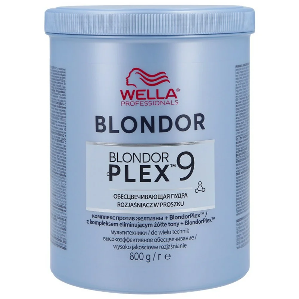 OXIDANTI DECOLORANTI SI PRODUSE TEHNICE - Pudra decoloranta 9 tonuri Wella Blondor Plex Powder, 800 g