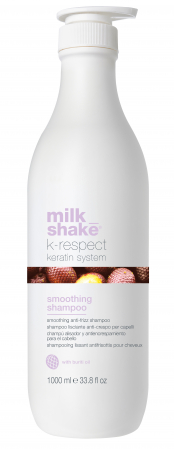 SAMPOANE - Sampon Anti-Frizz cu keratina si uleiuri organice, Milk Shake K-Respect Smoothing, 1000 ml
