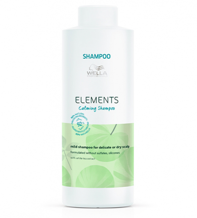 SAMPOANE - Sampon calmant pentru scalp sensibil Wella Professionals Elements Calming Shampoo, 1000 ml