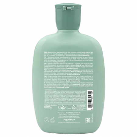 Sampon de echilibrare anti-sebum Alfaparf Semi di Lino Scalp Rebalansing Balancing, 250 ml [2]