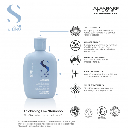 Sampon densificator pentru par fin Alfaparf Density Thickening 250 ml [3]