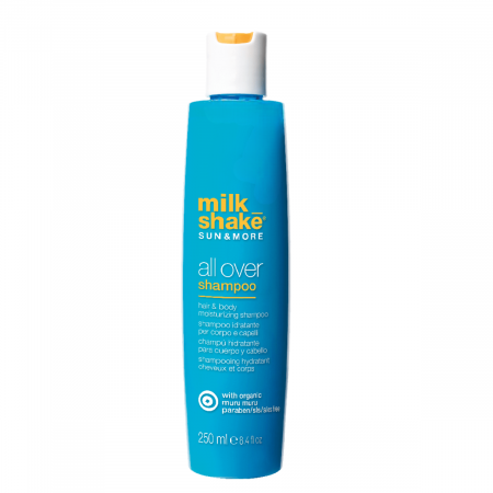 CORP - Sampon hidratant pentru par si corp Milk Shake Sun & More All Over Shampoo, 250 ml
