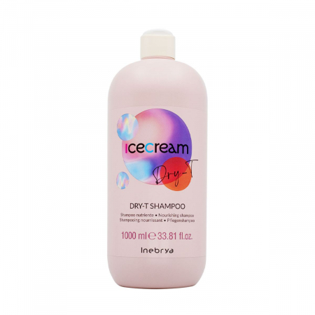 SAMPOANE - Sampon hidratant pentru par uscat sau degradat Inebrya Ice Cream Dry-T, 1000 ml