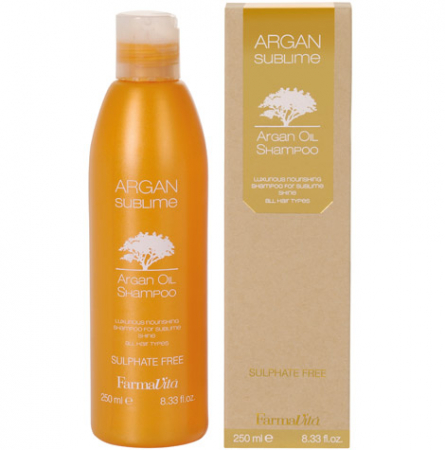 MASTI - Sampon hranitor cu ulei de Argan Farmavita Sublime, 250 ml
