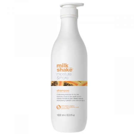 SAMPOANE - Sampon intens hidratant pentru par uscat Milk Shake Moisture & More, 1000 ml