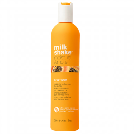 SAMPOANE - Sampon intens hidratant pentru par uscat Milk Shake Moisture & More, 300 ml