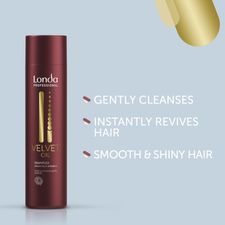 Sampon pentru catifelare cu ulei de argan si vitamina E, Londa Professional Care Velvet Oil, 250 ml [1]