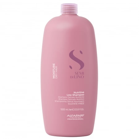 MASTI - Sampon pentru hidratare fara sulfati Alfaparf Semi di Lino Moisture Nutritive Shampoo, 1000 ml