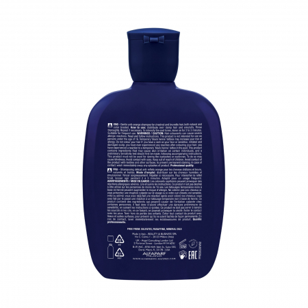 Sampon pentru neutralizarea tonurilor de portocaliu Alfaparf Semi di Lino Brunette Anti-Orange Low, 250 ml [2]