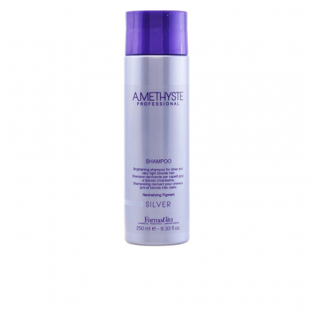 Sampon pentru par argintiu si blond foarte deschis Farmavita Amethyste Silver, 250 ml [0]
