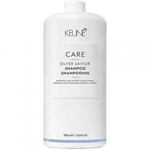 PACHETE CADOU SI SETURI - Sampon pentru par blond rece Keune Care Silver Savior, 1000 ml