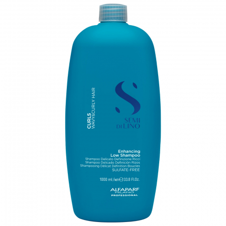 SAMPOANE - Sampon pentru par cret sau ondulat Alfaparf Semi di Lino Curls Enhancing, 1000 ml