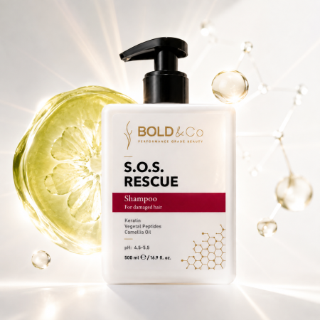 SAMPOANE - Sampon pentru par degradat BOLD&Co SOS RESCUE Shampoo, 500 ml