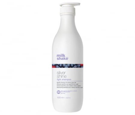 SAMPOANE - Sampon pentru par gri, blond sau alb Milk Shake Silver Shine Light, 1000 ml