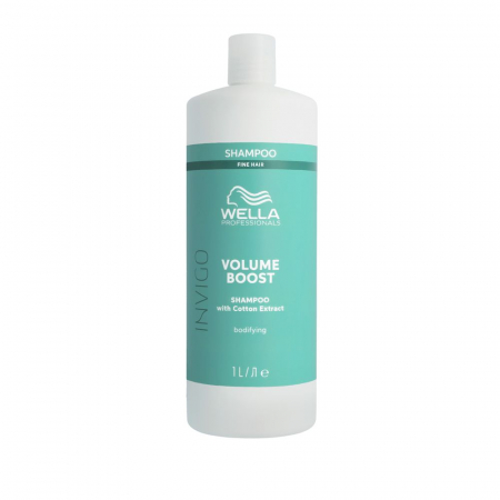 SAMPOANE - Sampon pentru par subtire, fara volum Wella Professionals Invigo Volume Boost, 1000 ml