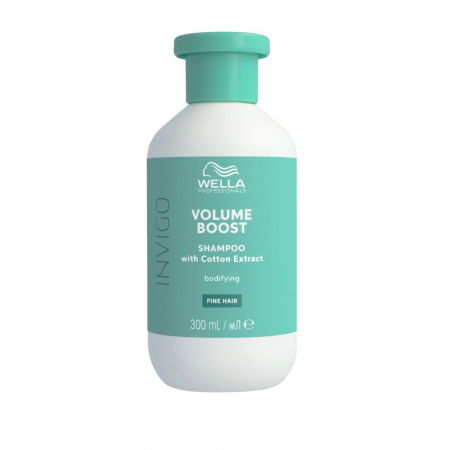 SAMPOANE - Sampon pentru par subtire, fara volum Wella Professionals Invigo Volume Boost, 300 ml