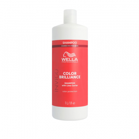 SAMPOANE - Sampon pentru par vopsit cu fir gros Wella Professionals Invigo Brilliance, 1000 ml