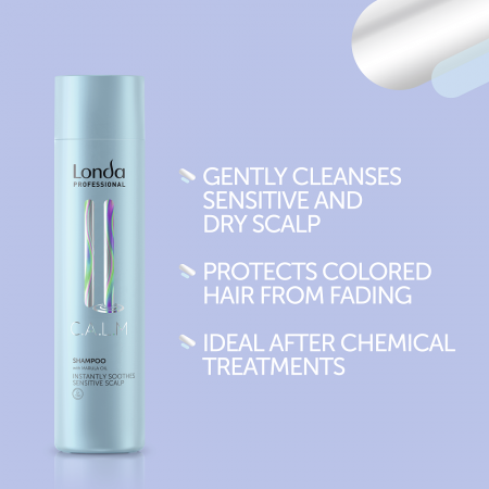 Sampon pentru scalp sensibil cu ulei de marula, Londa Professional Care Calm Sensitive, 250 ml [1]