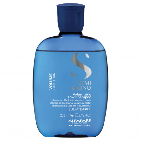 PACHETE CADOU SI SETURI - Sampon pentru volum fara sulfati Alfaparf Semi di Lino Volumizing Low Shampoo, 250 ml