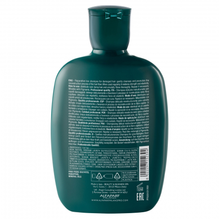 Sampon reparator fara sulfati pentru par degradat Alfaparf Milano Semi di Lino Reconstruction, 250 ml [2]