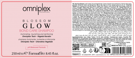 Sampon tratament pentru toate tipurile de par FarmaVita Omniplex Blossom Glow, 250 ml [1]