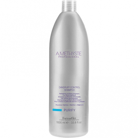 Samponul purificator pentru reducerea matretii Farmavita Amethyste Dandruff Control, 1000 ml [0]