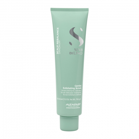 TRATAMENTE SI SERUM - Scrub delicat exfoliant Alfaparf Semi di Lino Scalp Rebalancing, 150 ml