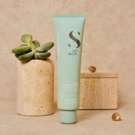 Scrub delicat exfoliant Alfaparf Semi di Lino Scalp Rebalancing, 150 ml [2]