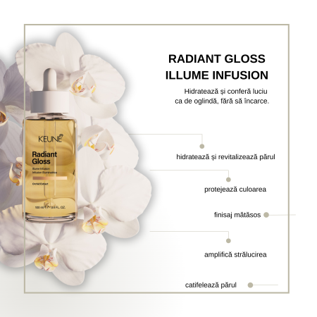 Ser iluminator pentru stralucire intensa Keune Care Radiant Gloss Illume Infusion, 100 ml [1]