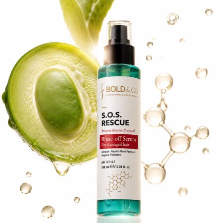 Ser pentru par degradat BOLD&Co SOS RESCUE Intense Rescue Protocol Hair Serum, 100 ml [1]