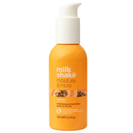 TRATAMENTE SI SERUM - Serum hidratant si iluminator pentru par uscat Milk Shake Moisture & More, 100 ml