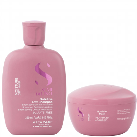 Set  Alfaparf Semi Di Lino Moisture Nutritive, Sampon 250 ml + Masca 200 ml [0]