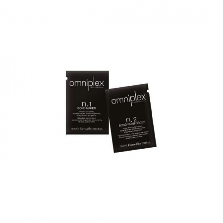PACHETE CADOU SI SETURI - Set tratament profesional pentru protectia parului in timpul procedurilor chimice Farmavita Omniplex Nr.1 + Nr.2, 10 ml + 10 ml