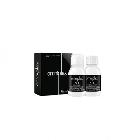 PACHETE CADOU SI SETURI - Set tratament profesional pentru protectia parului in timpul procedurilor chimice Farmavita Omniplex Nr.1 + Nr.2, 2 x 100 ml