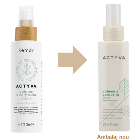 Spray de volum pentru par fin, Kemon Actyva Vol. e Corposita Bodifying, 125 ml [1]