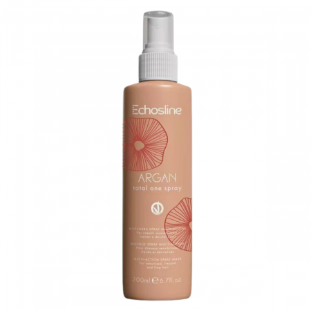 TRATAMENTE SI SERUM - Spray tratament multifunctional pentru ingrijirea parului Echosline Argan Total One, 200 ml
