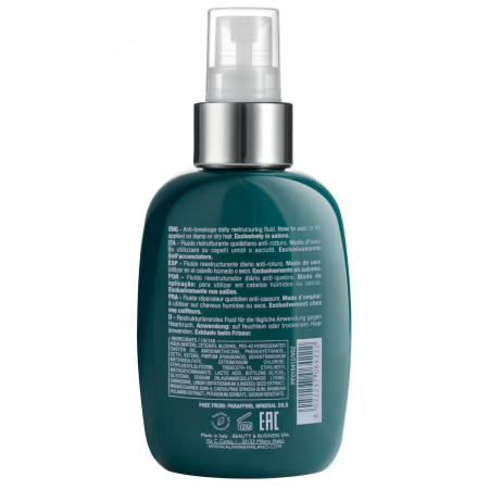 Spray tratament reparator fara sulfati pentru par degradat Alfaparf Milano Semi di Lino Reconstruction, 125 ml [2]