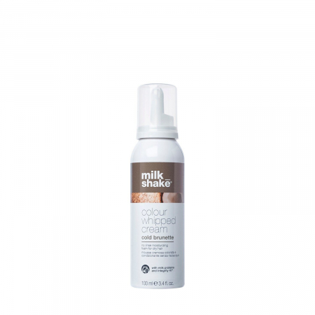 STYLING - Spuma de par nuantatoare Milk Shake Colour Whipped Cream, Cold Brunette, 100 ml